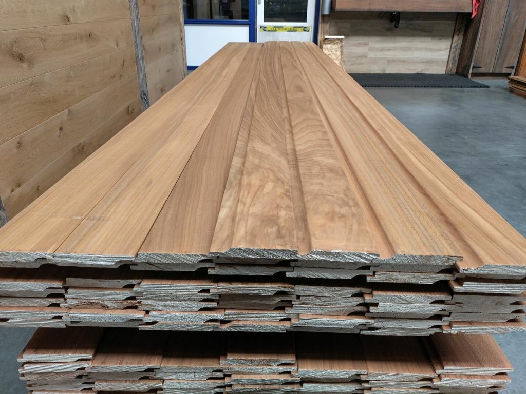 Halfhouts Ayous Rabat  - beschutting houten planken duurzaam, Doe-het-zelf en Verbouw, Hout en Planken, Nieuw, Overige houtsoorten