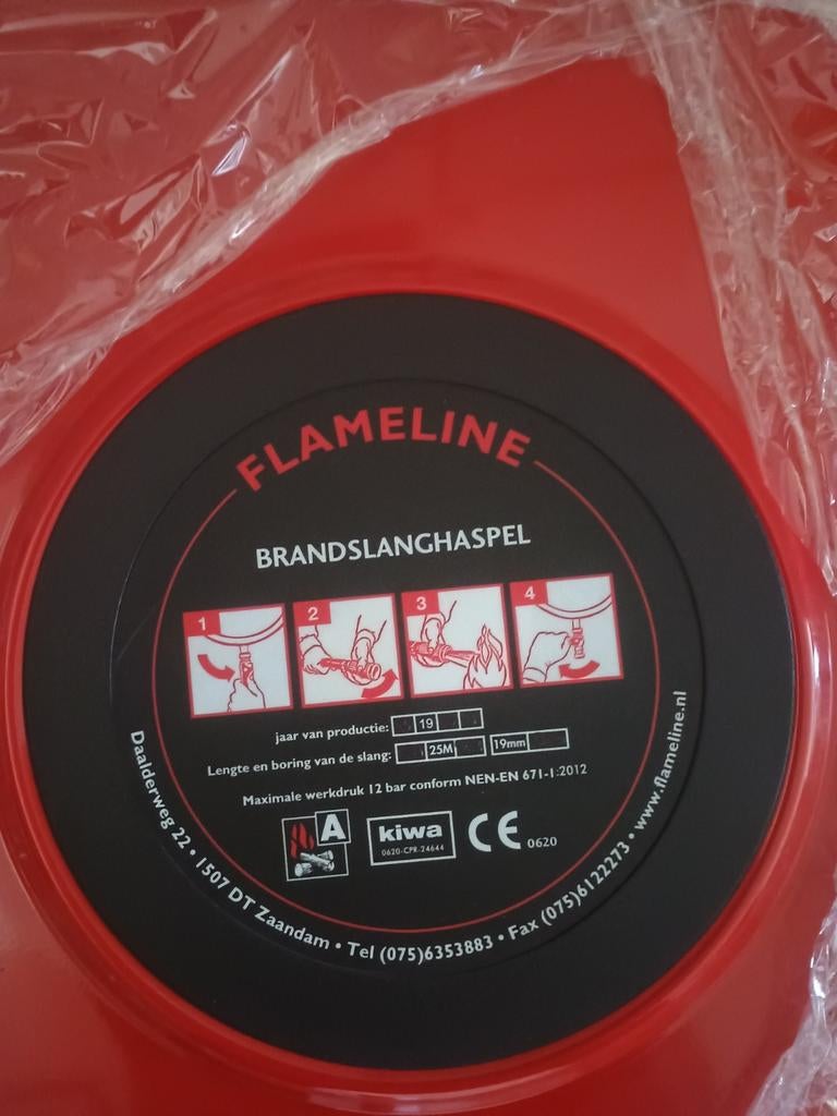 Brandslanghaspel Flameline nieuw ongebruikt!!, Huis en Inrichting, Brandblussers en Brandkasten, Ophalen, Nieuw, Brandblusser