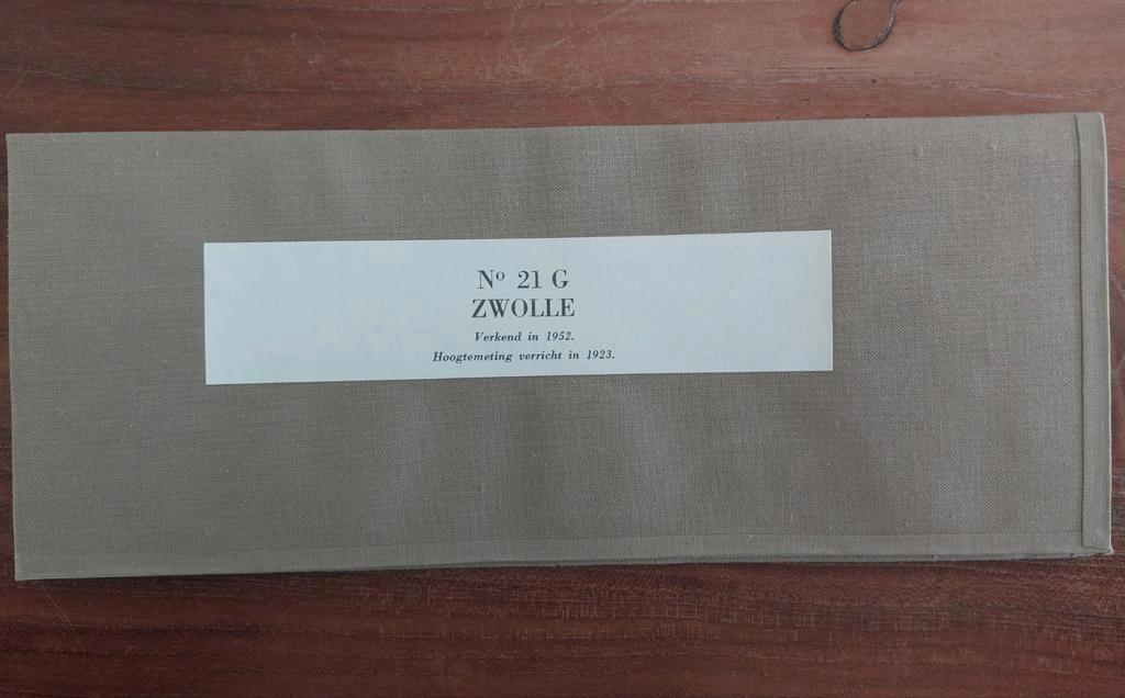 21G stafkaart uit 1954 Zwolle Hasselt Rouveen Ittersum, Ophalen of Verzenden, 1800 tot 2000, Nederland, Staat de Nederlanden