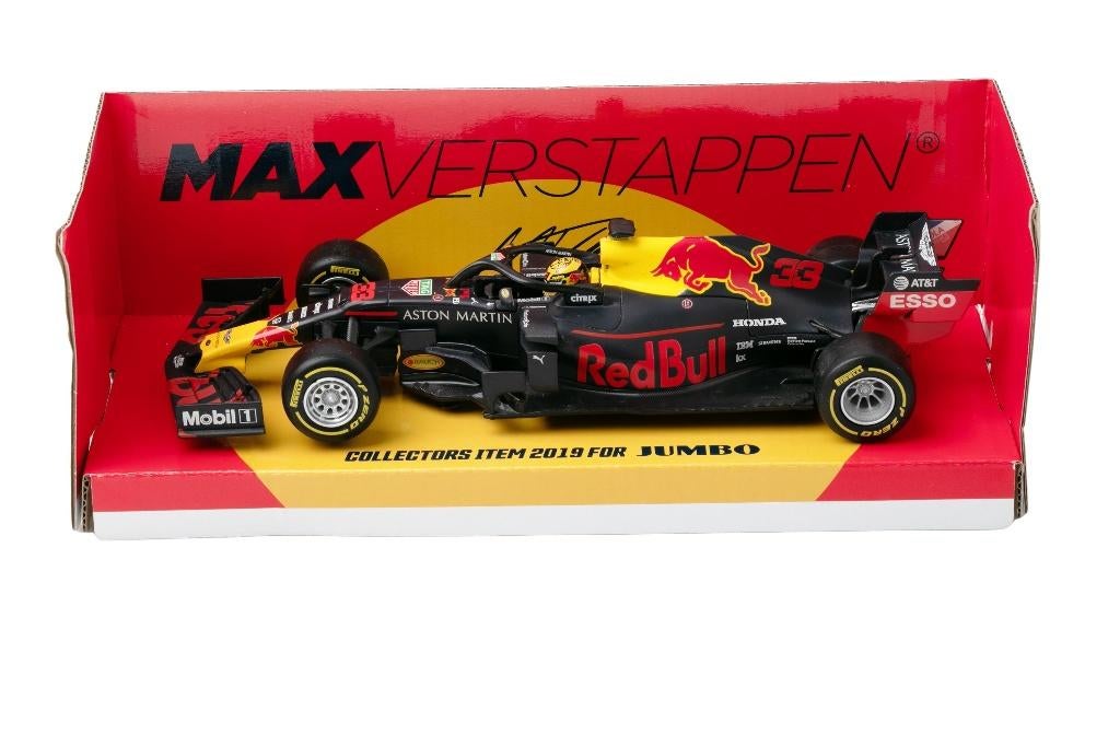 Red Bull Racing RB15  Max Verstappen Jumbo Special Edition, Hobby en Vrije tijd, Modelauto's | 1:24, Ophalen of Verzenden, Zo goed als nieuw