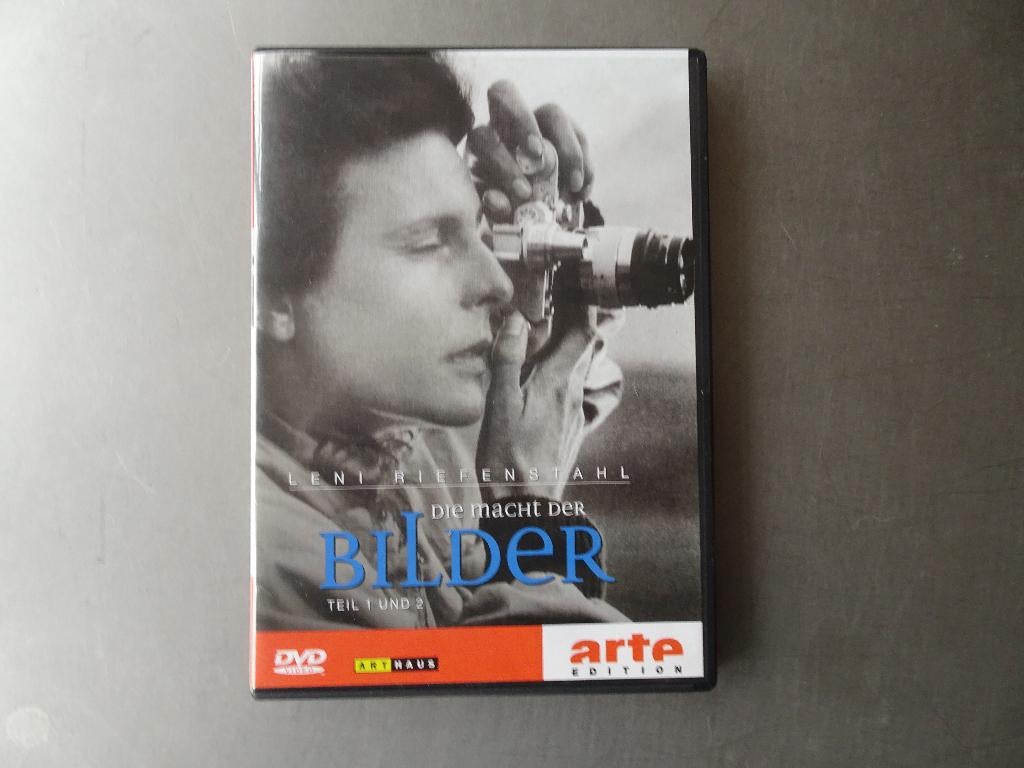 Leni Riefenstahl "Die macht der Bilder" (deel 1 en 2) DVD, Vanaf 12 jaar, Ophalen of Verzenden, Zo goed als nieuw, Kunst of Cultuur