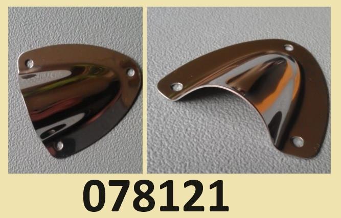 078121 Luchthapper uit glanzend gepolijst RVS. € 1,95., Ophalen of Verzenden, Nieuw, Motor en Techniek