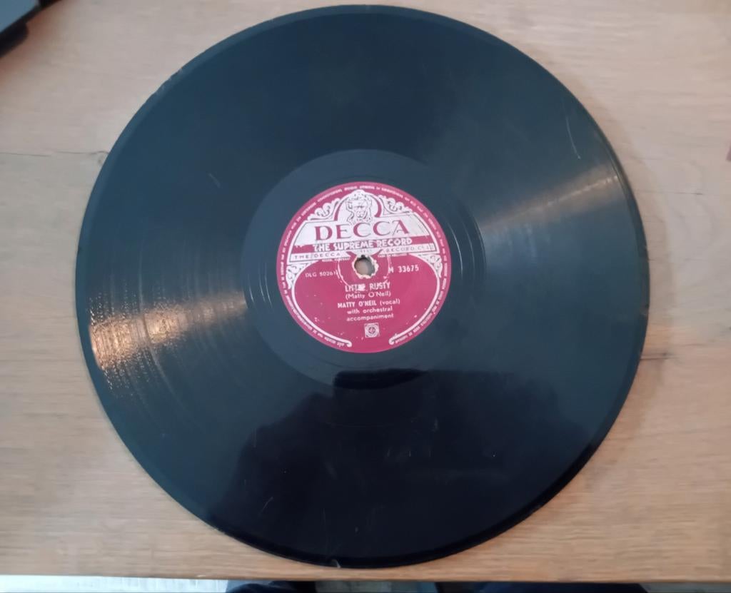 78 Toeren Little Rusty 1950 Matty O'Neil, Ophalen of Verzenden, Gebruikt, 10 inch