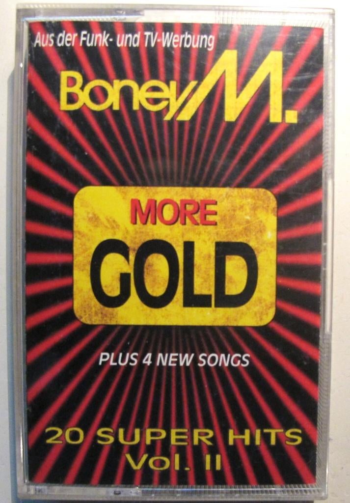 Cass 1993 Boney M. – More Gold - 20 Super Hits Vol. II, Cd's en Dvd's, Cassettebandjes, Verzenden, 1 bandje, Zo goed als nieuw