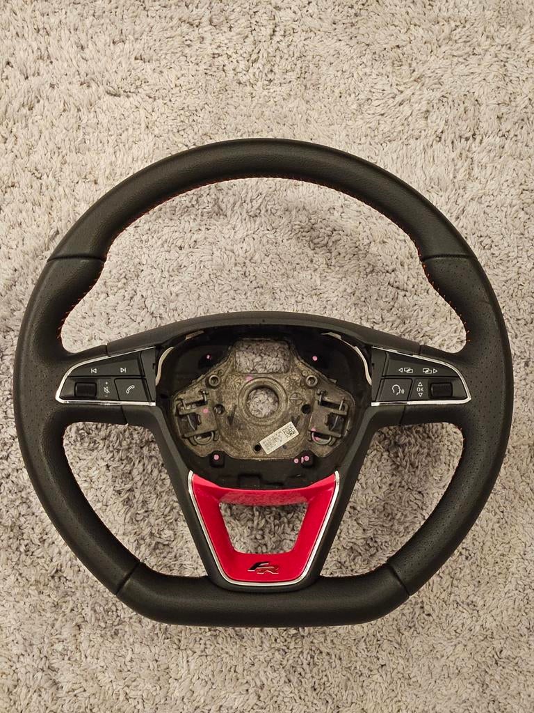 seat leon 5F ibiza 6P 6F fr stuurwiel stuur leder zgan, Ophalen of Verzenden, Nieuw, Seat