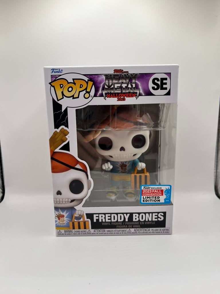 Funko Pop! SE Freddy Bones | Heavy Metal | Exclusive, Ophalen of Verzenden, Nieuw