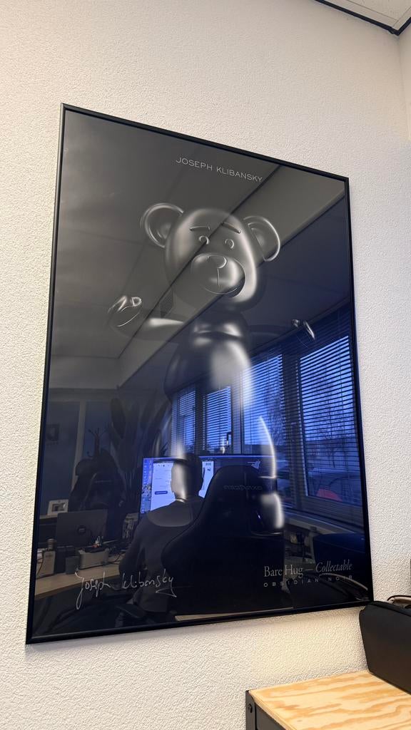 Gesigneerde Joseph Klibansky poster, Minder dan 50 cm, Ophalen of Verzenden, Zo goed als nieuw, Foto of Poster