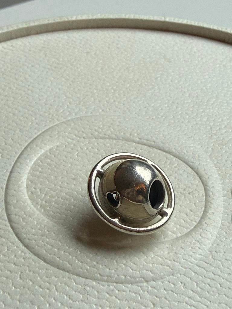 Pandora Bedel Planeet - Zilver, Pandora, Ophalen of Verzenden, Zo goed als nieuw, 1 bedel