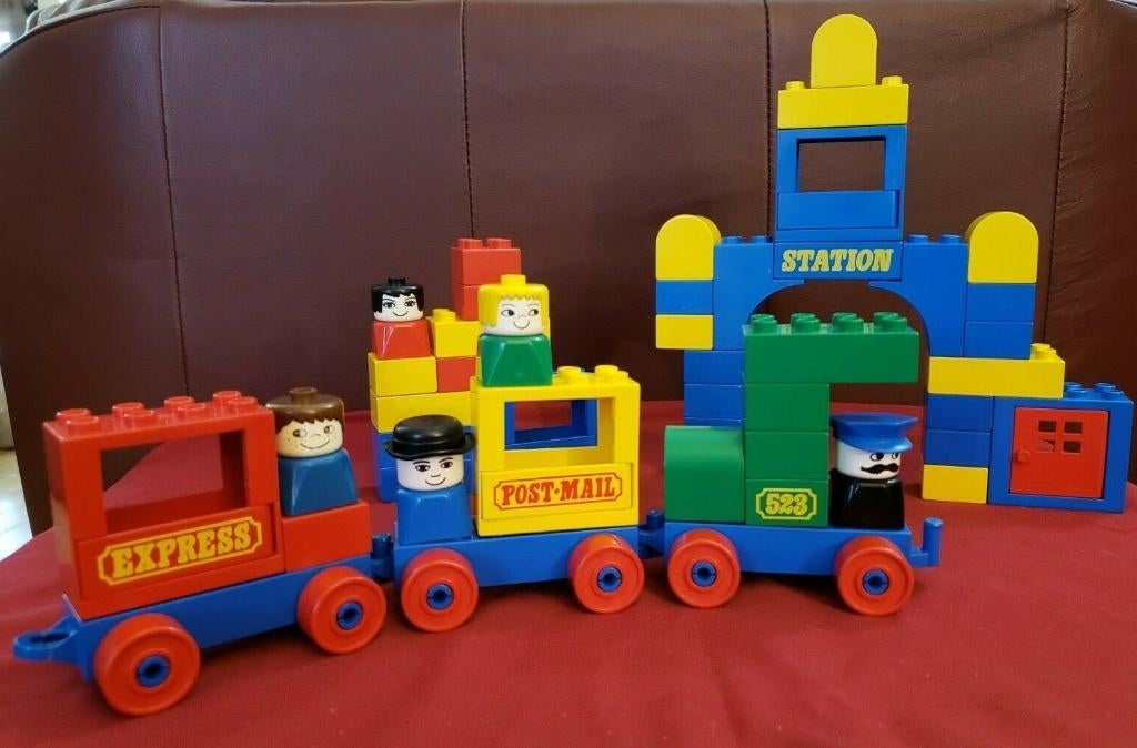 DUPLO Trein Station - 081 - LEGO, Ophalen of Verzenden, Zo goed als nieuw, Duplo