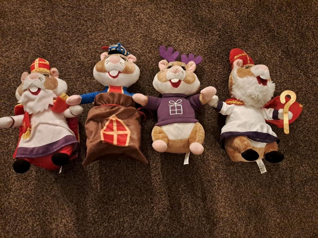 4 hele mooie unieke Ah hamsters tekoop sinterklaas!!!!, Verzamelen, Speelgoed, Zo goed als nieuw, Ophalen of Verzenden