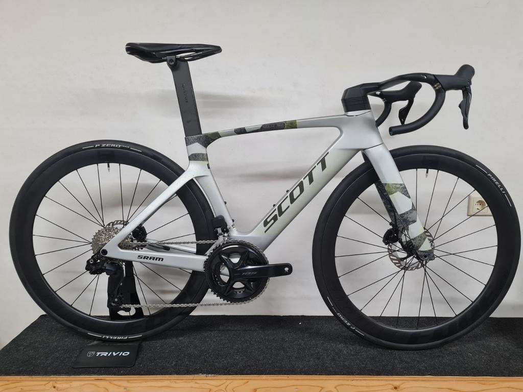 New! Scott Foil RC Pro HMX custom 105 di2 XXS carbon wielen, 28 inch, Carbon, Nieuw, Minder dan 49 cm