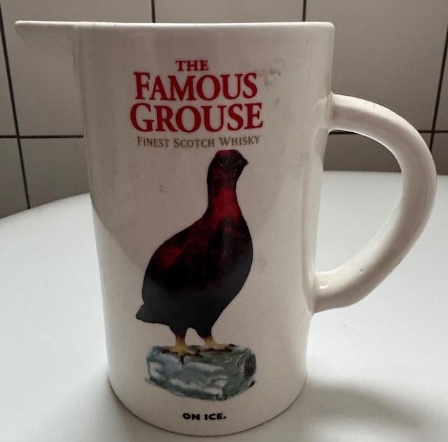 The Famous Grouse Finest Scotch Whisky waterjug on ice, Ophalen of Verzenden, Zo goed als nieuw, Gebruiksvoorwerp