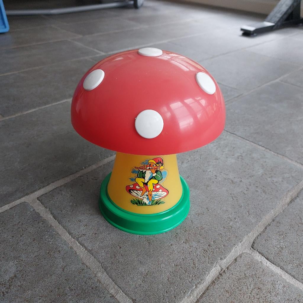 Vintage Lamp Paddestoel, Ophalen of Verzenden, Gebruikt, Minder dan 50 cm