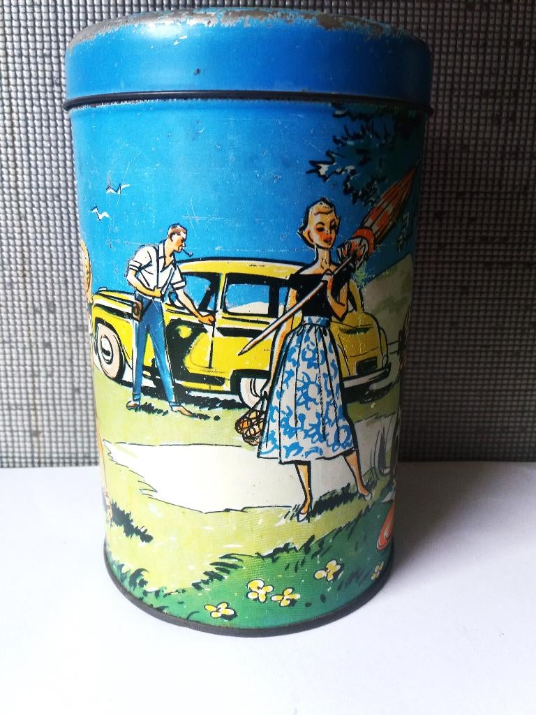 vintage brinta blik, Ophalen of Verzenden, Gebruikt, Overige