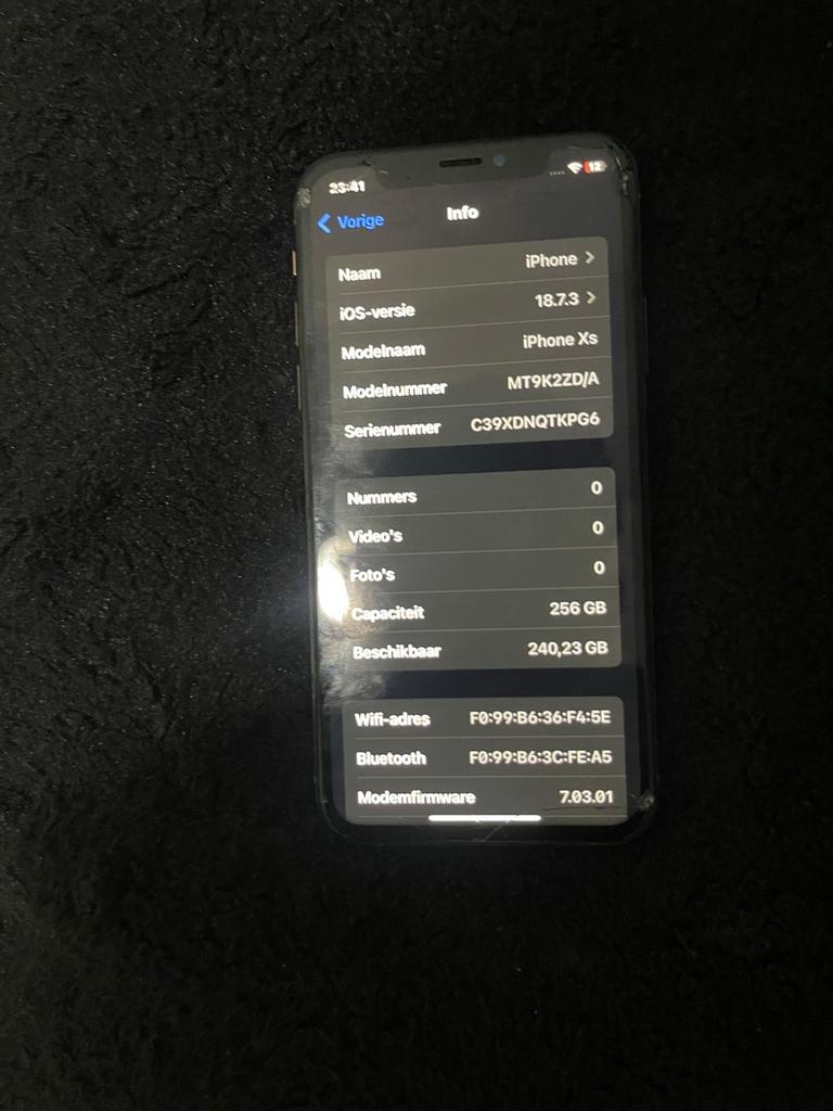 iPhone XS - Netjes en Goed Werkend, Telecommunicatie, Mobiele telefoons | Apple iPhone, Gebruikt, IPhone XS, Zonder simlock, Zonder abonnement