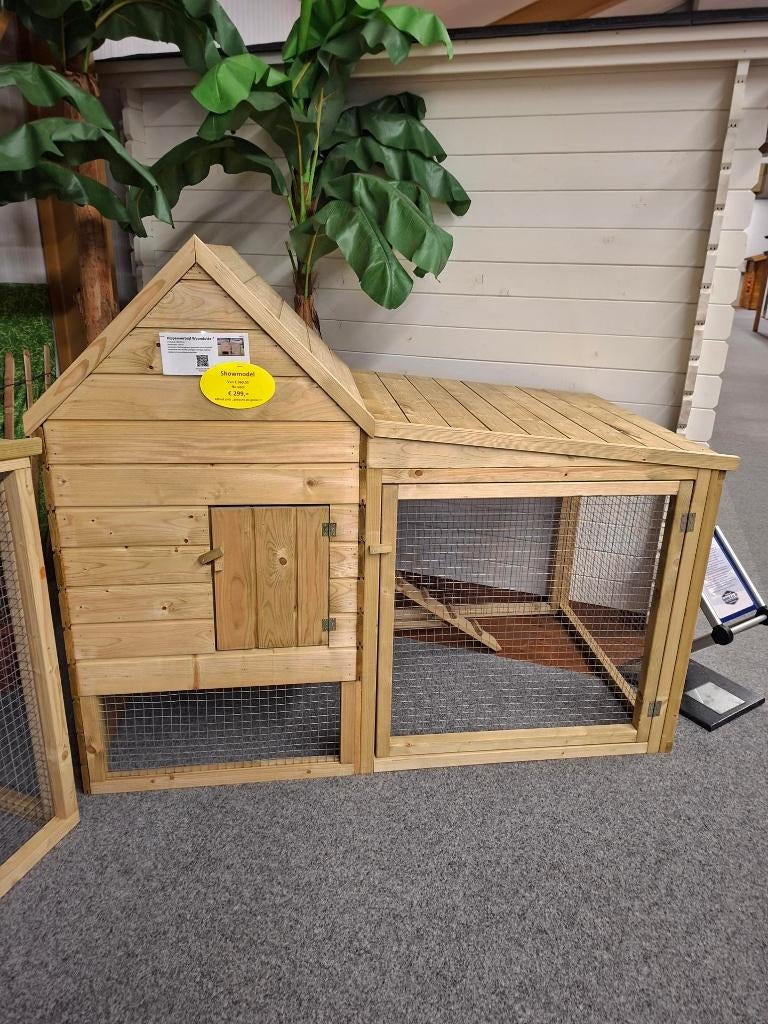Showmodel Kippenverblijf Wyandotte, Dieren en Toebehoren, Ophalen, Zo goed als nieuw, Kippenhok of Kippenren