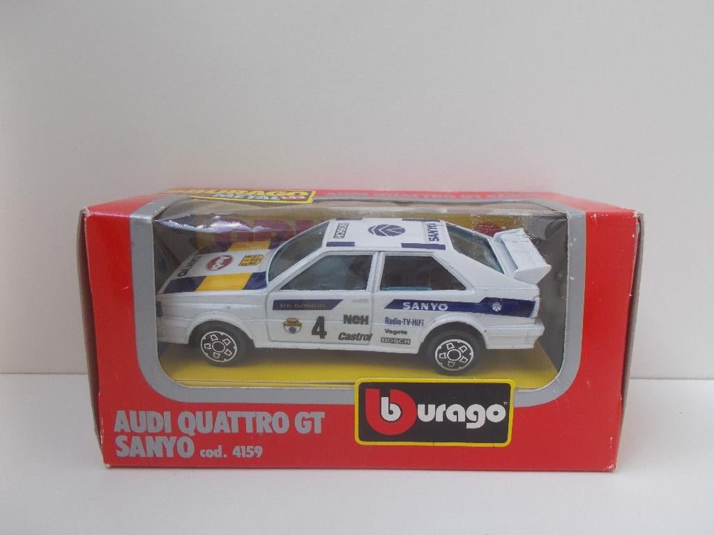 5289 Audi Quattro Bburago (Burago) 1:43, Ophalen of Verzenden, Gebruikt, Auto, Overige merken