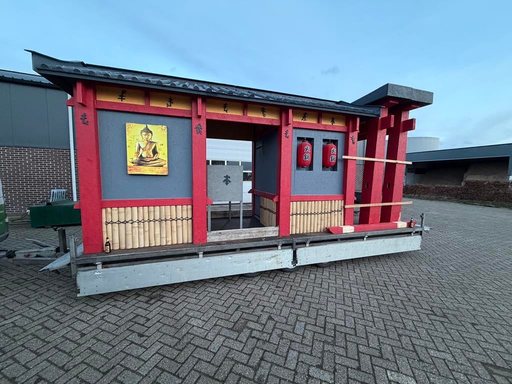 Carnavalswagen compleet, Ophalen of Verzenden, Gebruikt, Versiering, Carnaval