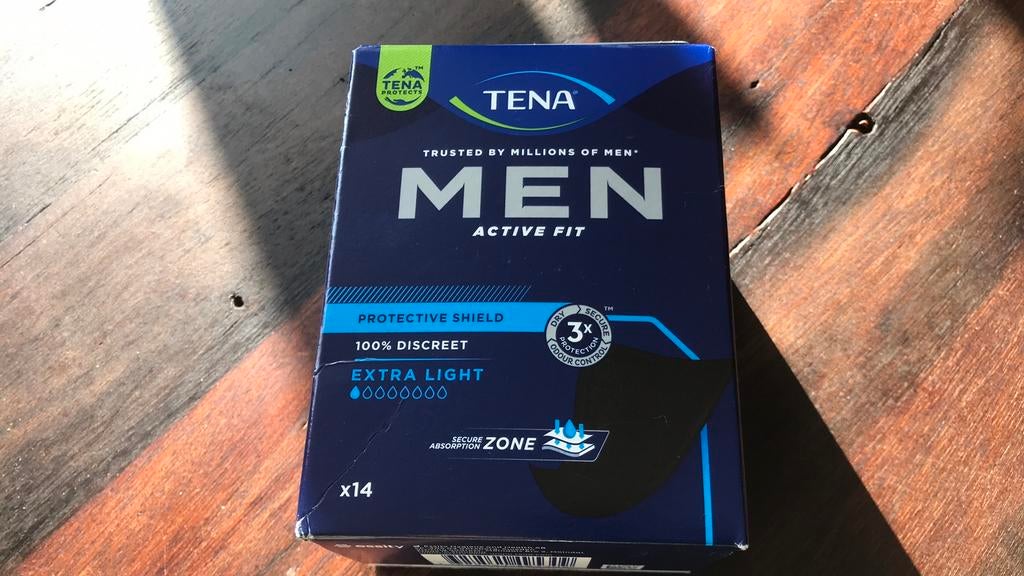 Tena  MEN actif fit incontinentie discreet, Ophalen of Verzenden, Zo goed als nieuw, Overige typen