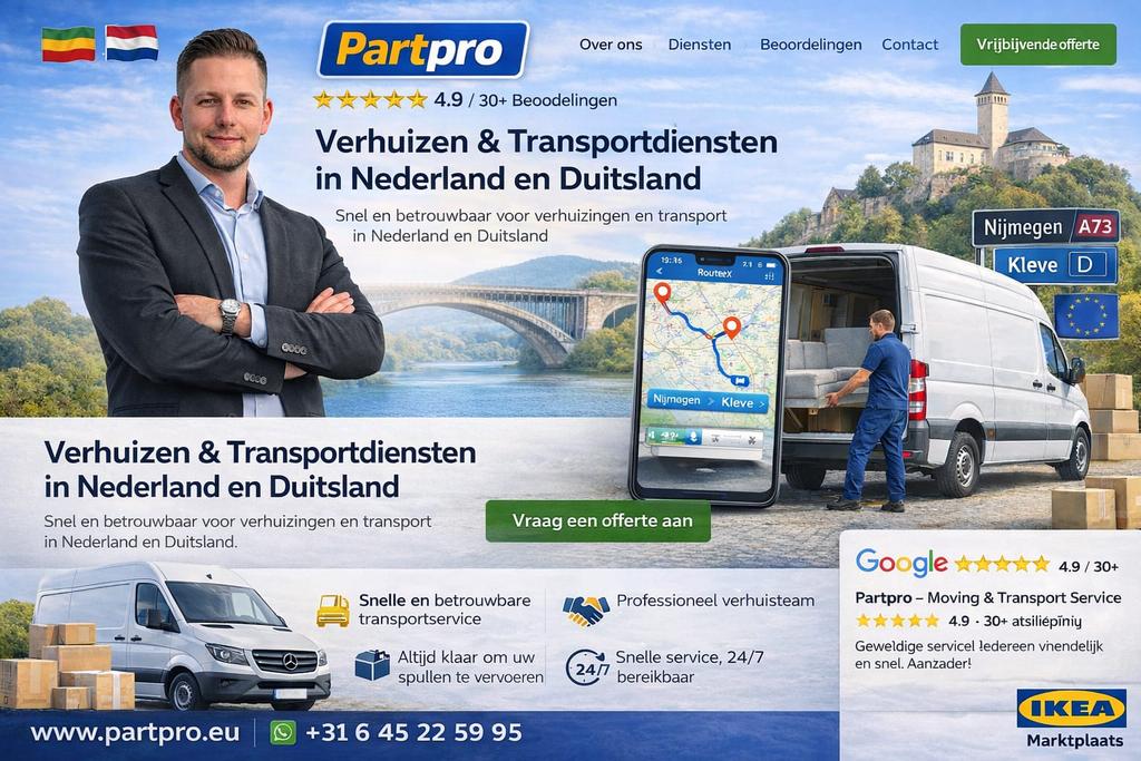 Transport verhuizen meubeltaxi verhuisservice, Koeriersdiensten