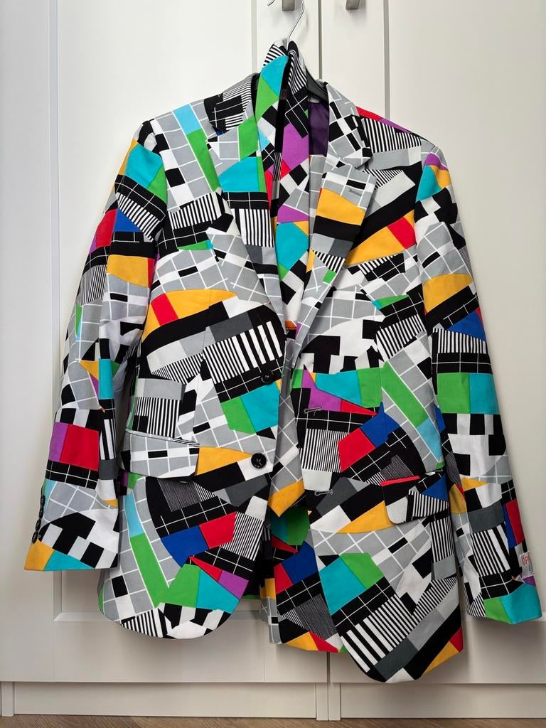 Opposuits Testival Testbeeld Carnavalspak - Maat 46 S/M, Kleding | Heren, Carnavalskleding en Feestkleding, Zo goed als nieuw