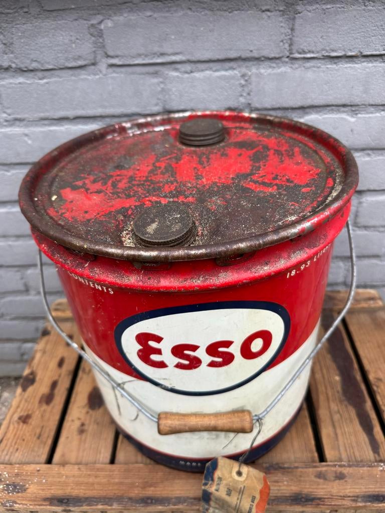 Vintage Esso Olie Emmer XL, Gebruikt, ., ., .
