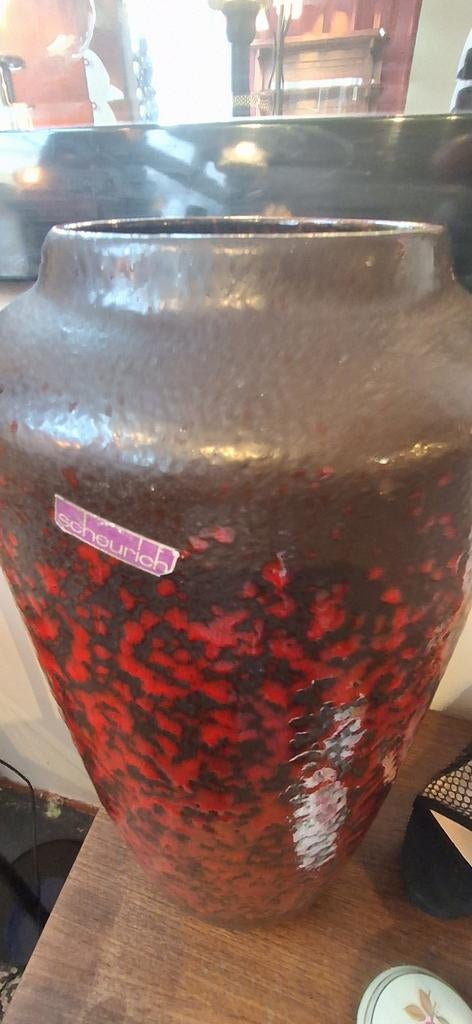 Vintage Grote West Germany Vaas, Huis en Inrichting, Woonaccessoires | Vazen, Scheurich, Gebruikt, Info@scheurich.de, Aardewerk of Porselein