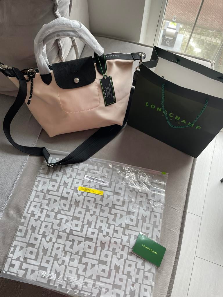 Longchamp, Ophalen of Verzenden, Zo goed als nieuw, Blauw, Handtas