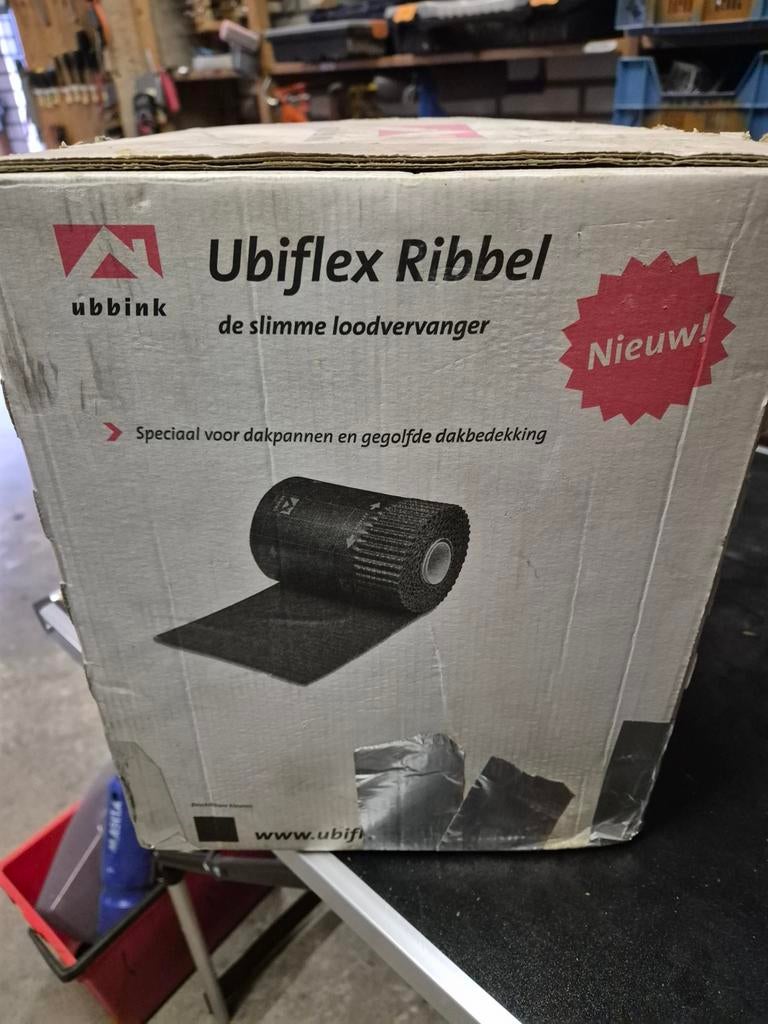 Ubiflex Ribbel - Slimme Loodvervanger, Doe-het-zelf en Verbouw, Overige materialen, Zwart, Nieuw, Ophalen of Verzenden