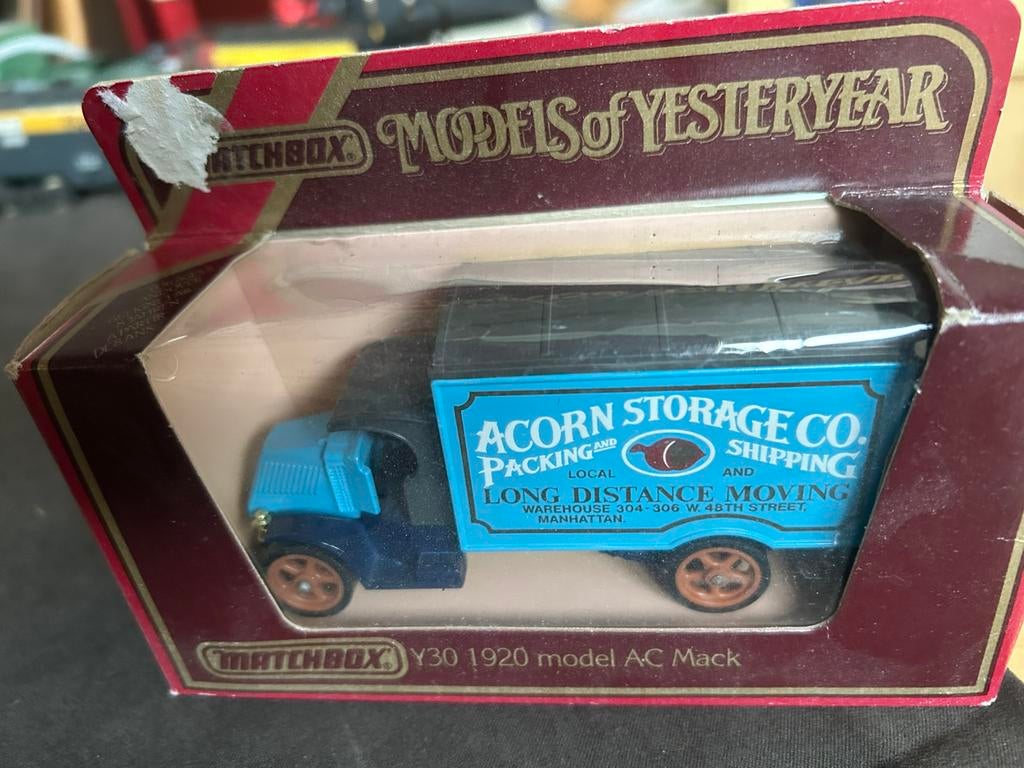 Matchbox Models of Yesterday, Mack, Hobby en Vrije tijd, Modelauto's | 1:43, Ophalen of Verzenden, Zo goed als nieuw, Auto, Matchbox