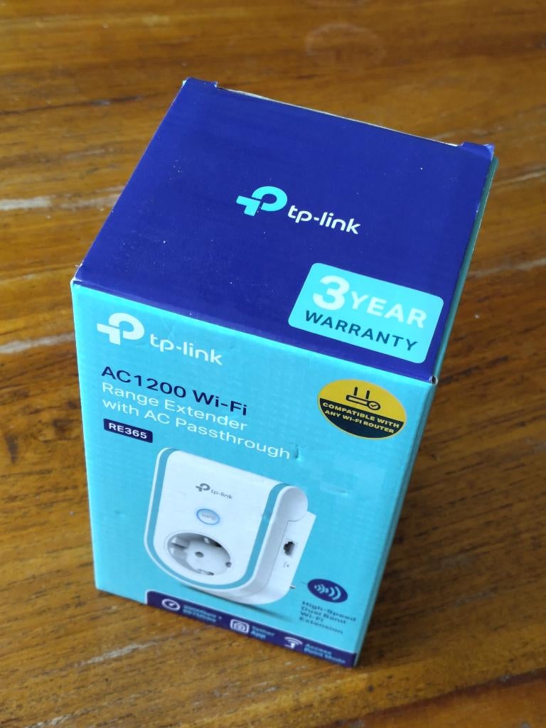 tp-link AC1200 wifi versterker met stopcontact, Ophalen of Verzenden, Nieuw, TP Link