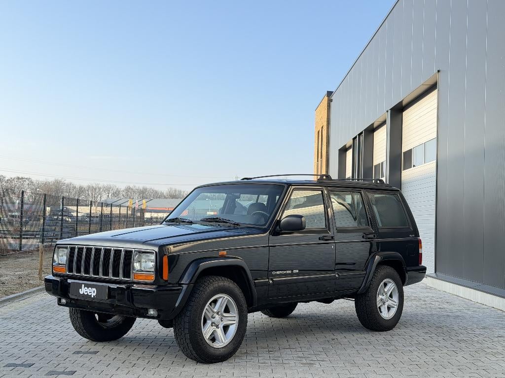 Jeep Cherokee XJ 4.0 HO Limited bj 2000, Automaat, Zwart, Leder, Particulier