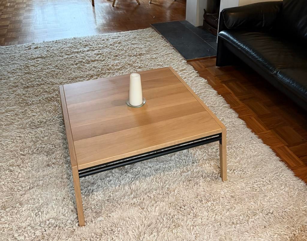 Salon tafel echt hout, Huis en Inrichting, Tafels | Salontafels, Ophalen, 100 tot 150 cm, 50 tot 100 cm, Zo goed als nieuw