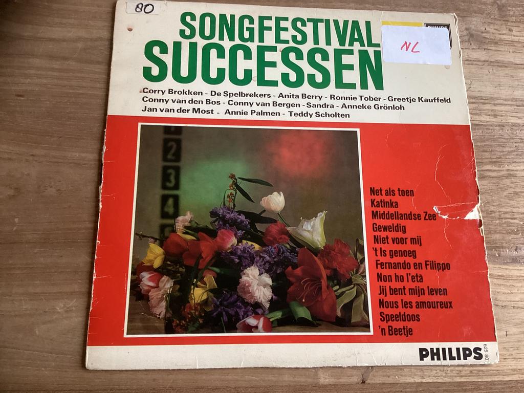 Songfestival successen, Ophalen of Verzenden, Gebruikt, 12 inch