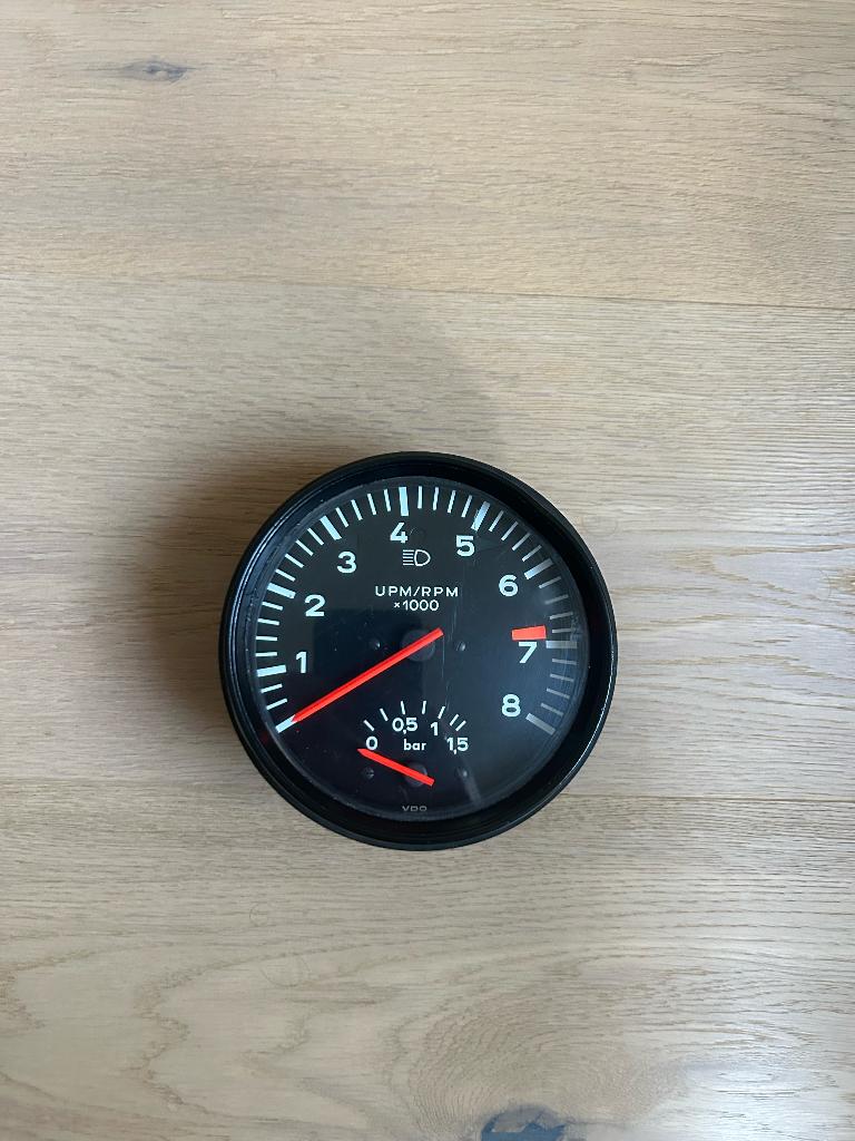 Originele VDO toerenteller Porsche 911 930 Turbo 3.0 | 1976, Auto-onderdelen, Ophalen of Verzenden, Gebruikt, Porsche