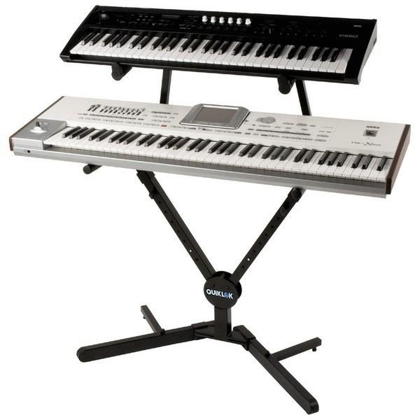 QUIKLOK QLY40 Keyboardstandaard – Y-vorm, Verstelbaar, Muziek en Instrumenten, Standaards, Nieuw, Muziekstandaard, Ophalen of Verzenden
