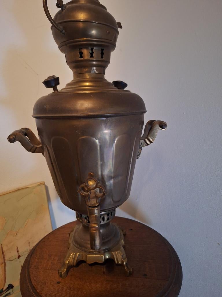Antieke Samovar, Antiek en Kunst, Antiek | Koper en Brons, Ophalen of Verzenden