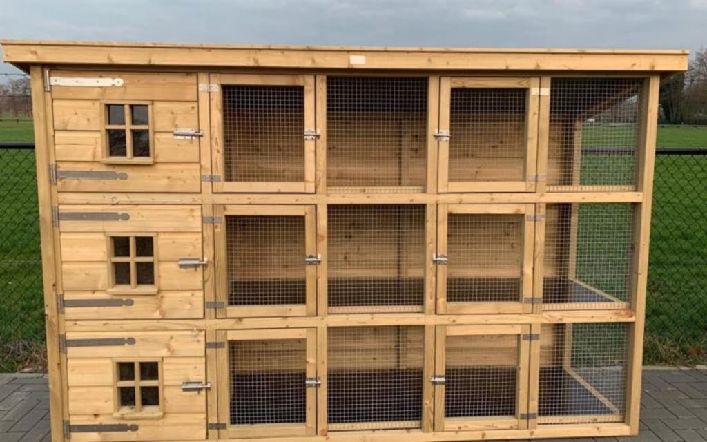 🐰Konijnenflat konijnenhok Onderhoudsvrij ook maatwerk🐇, Dieren en Toebehoren, Knaagdieren en Konijnen | Hokken en Kooien, Ophalen