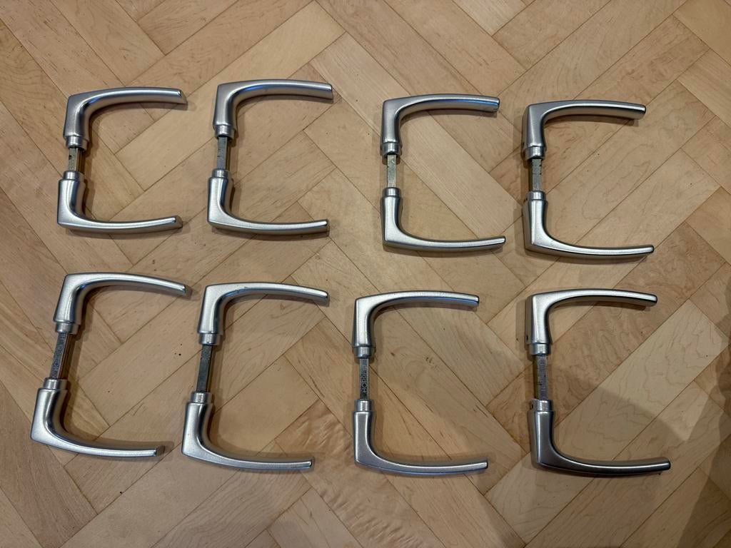 Set van 8 Hoppe Dubay deurklinken, Minder dan 80 cm, Binnendeur, Minder dan 200 cm, Ophalen of Verzenden