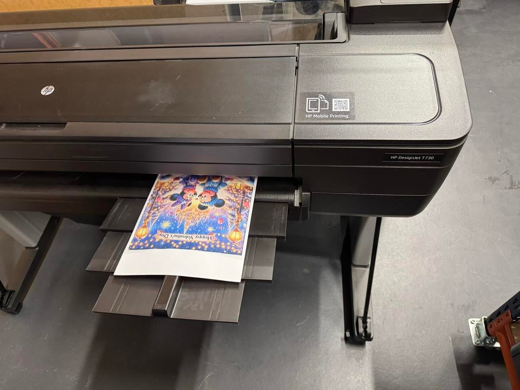 HP Designjet T750 A0 Printer - Grootformaat Printen, Computers en Software, Gebruikt, Printer, Inkjetprinter, Kleur printen