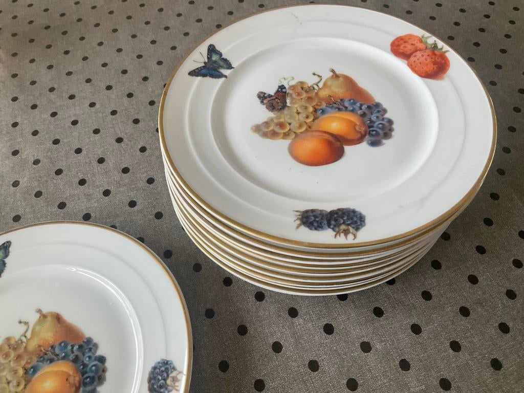 Rosenthal antieke fruit-/dessert-/taartborden, Ophalen of Verzenden