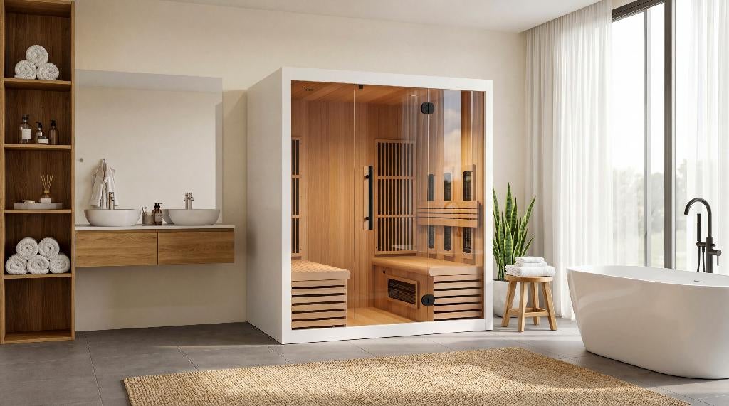 SuperSauna | Dé Infrarood Sauna Specialist  & Buiten Sauna, Ophalen of Verzenden, Nieuw, Fins of Traditioneel, Complete sauna