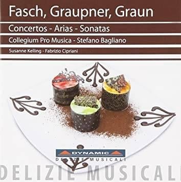 CD Fasch,Graupner,Graun : Concertos,arias,sonatas, Cd's en Dvd's, Ophalen of Verzenden, Barok, Zo goed als nieuw, Overige typen