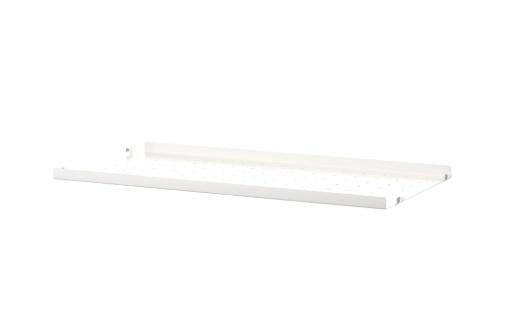 Metal Shelf Low - 58x30x2 - wit, Huis en Inrichting, Kasten | Wandmeubels, Ophalen of Verzenden, Minder dan 150 cm, Minder dan 100 cm
