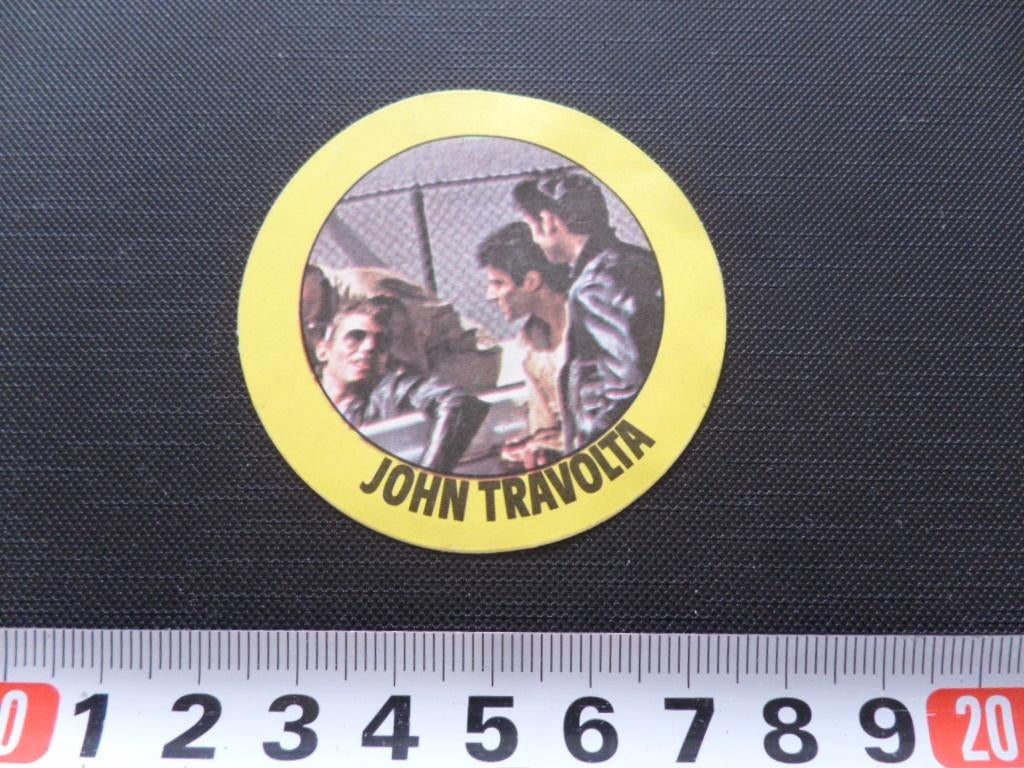 sticker 081 grease john travolta, Verzamelen, Ophalen, Zo goed als nieuw