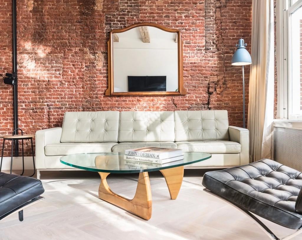 Mooie bank (230cm) in goede staat - Amsterdam, Driepersoons, Ophalen of Verzenden, Zo goed als nieuw, Rechte bank