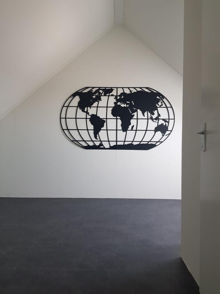 Wereld muur decoratie, Huis en Inrichting, Woonaccessoires | Wanddecoraties, Zo goed als nieuw, Ophalen of Verzenden