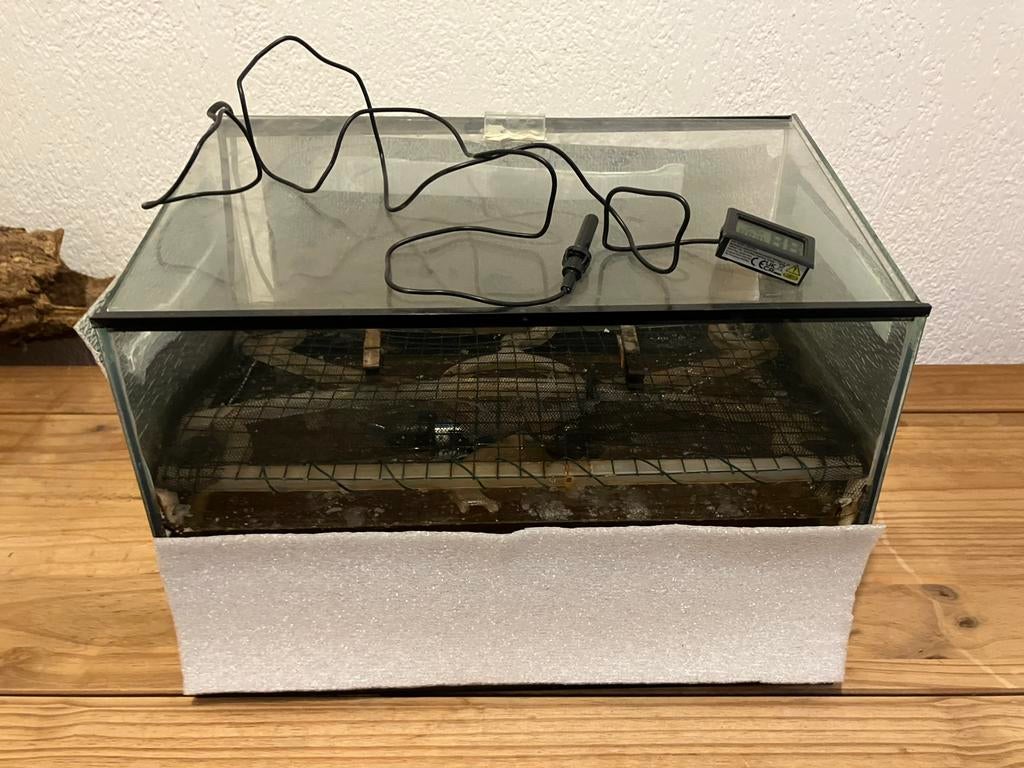 Broedstoof 40X25x25 met assesoires, Ophalen, Zo goed als nieuw