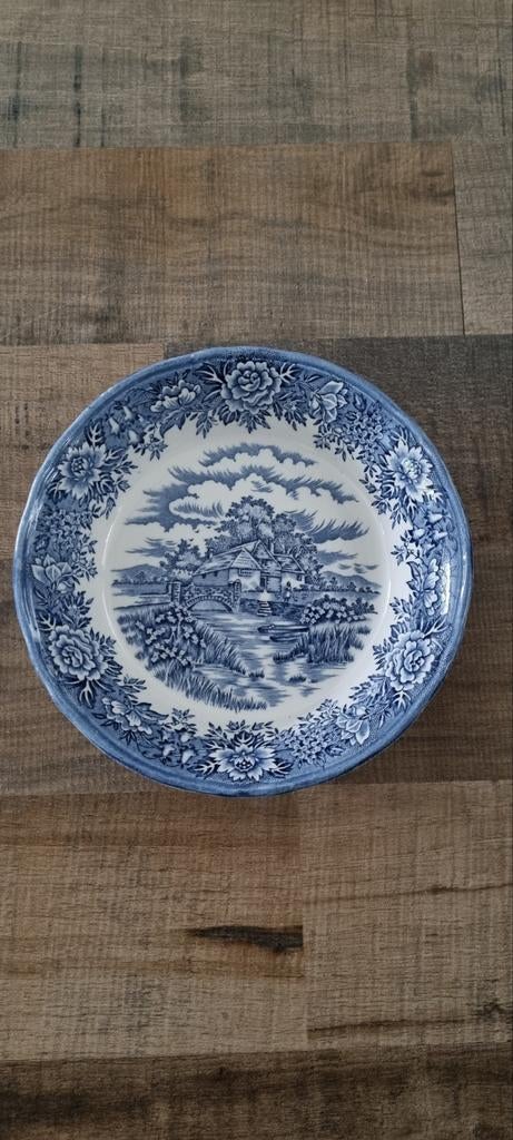 Wandbord olde staffordshire, Ophalen of Verzenden