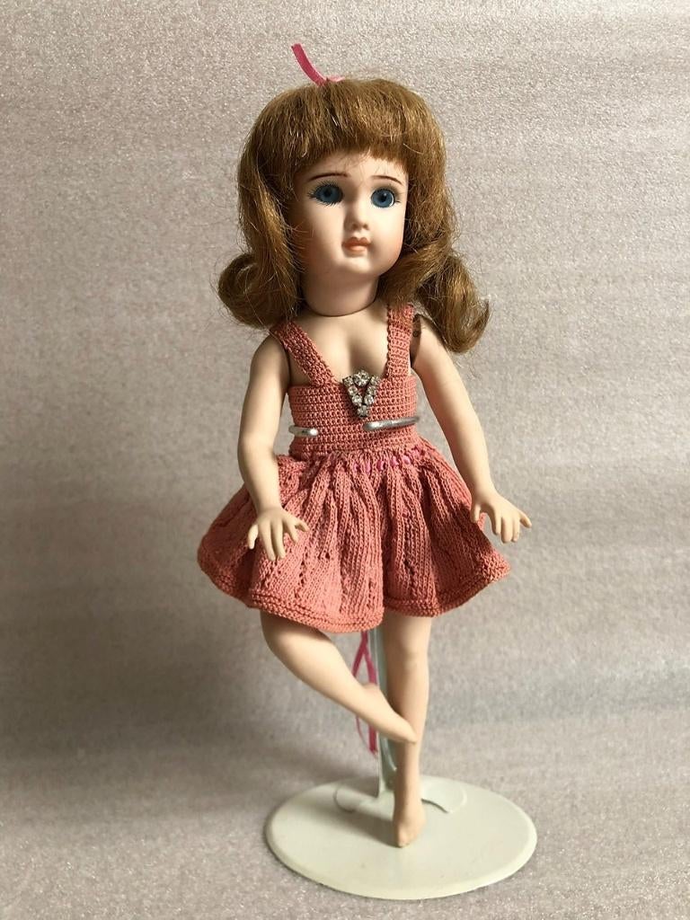 Pop Porselein Ballerina Ballet Danseres 30 cm, Ophalen of Verzenden, Gebruikt, Pop